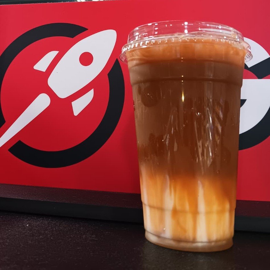Iced Caramel Cupcake machiatto