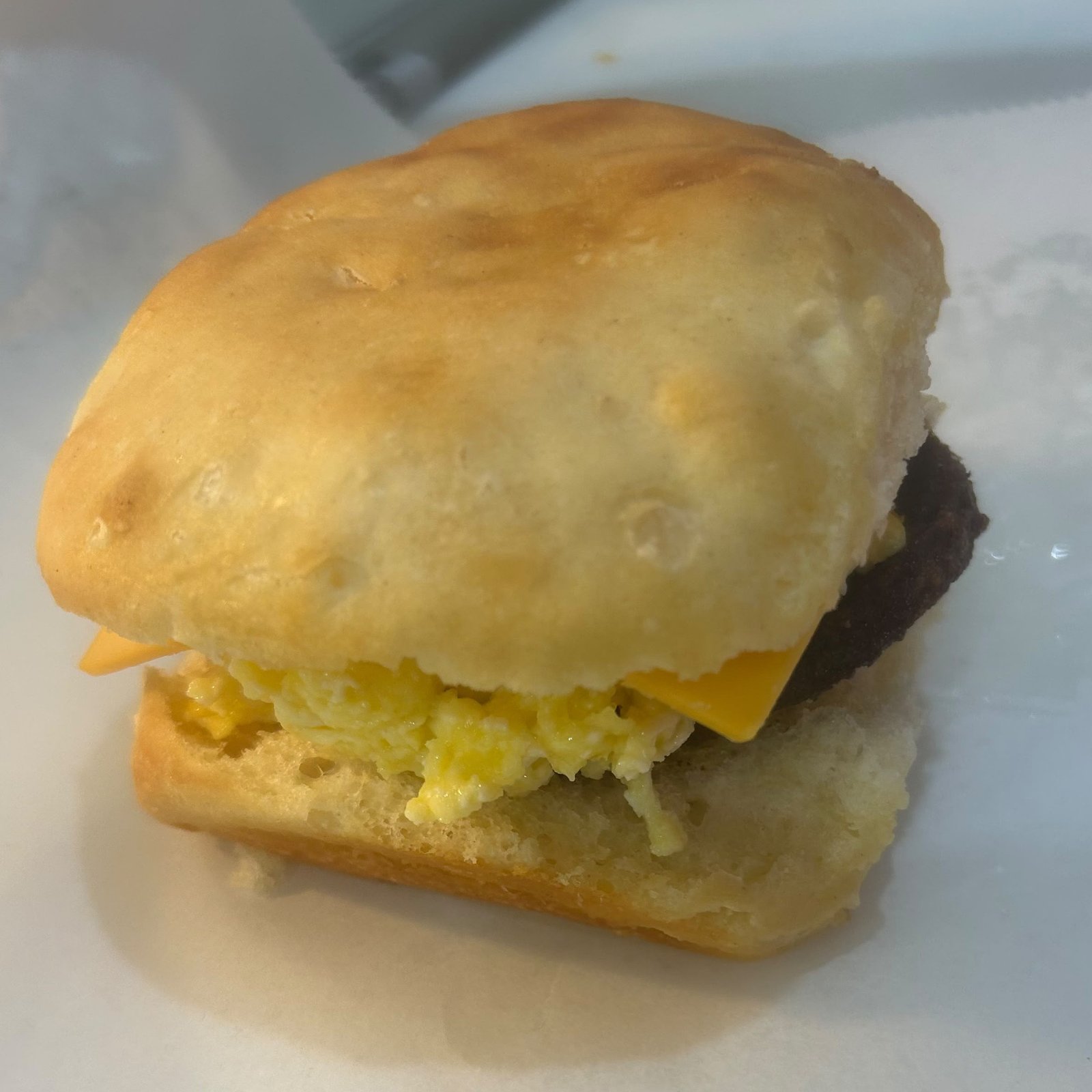 Sausage Egg And Cheese Biscuit